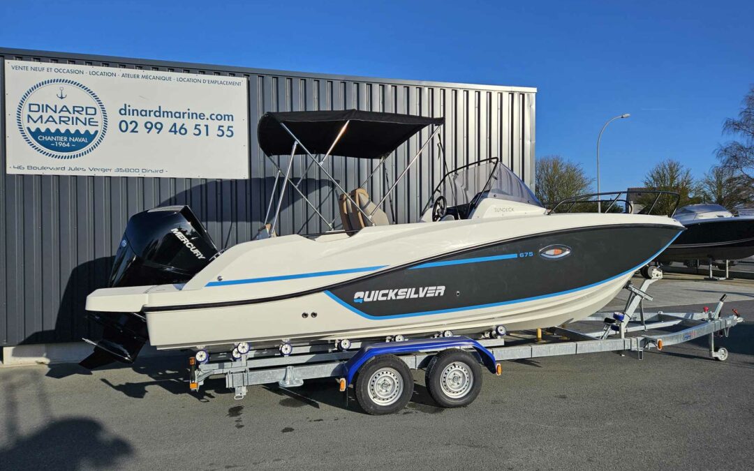 Quicksilver 675 Sundeck millésime 2025 neuf + Mercury 175 Cv