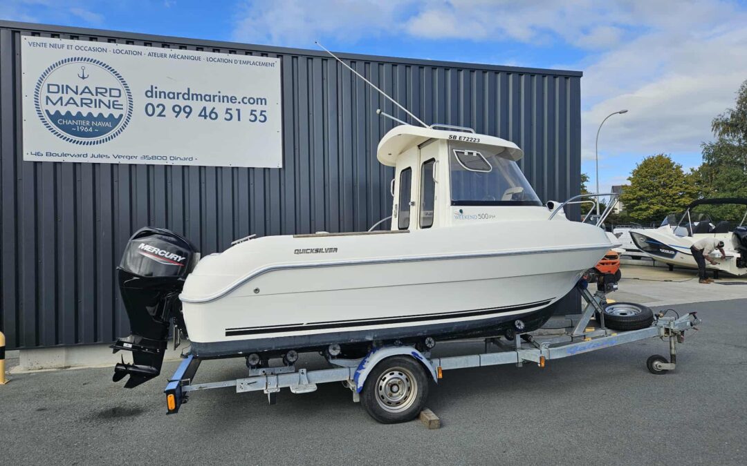 Quicksilver 500 Piltohouse millésime 2011 + Mercury 50 Cv de 2023