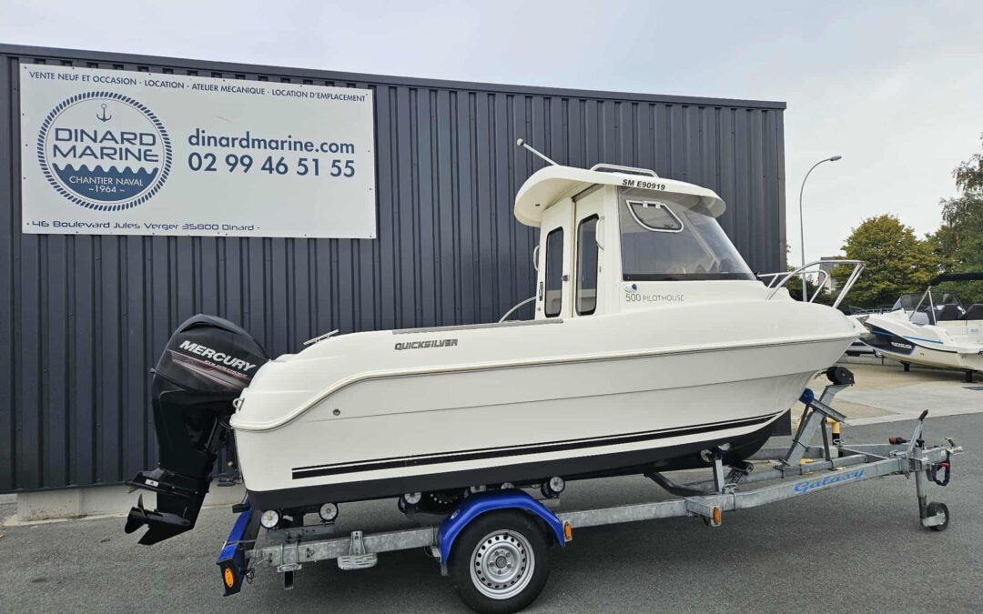 Quicksilver 500 Pilothouse millésime 2013 + Mercury 60 Cv