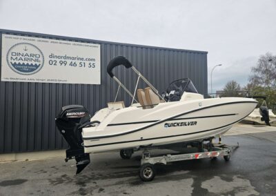 Quicksilver Activ 605 Open millésime 2026 + Mercury 115 Cv