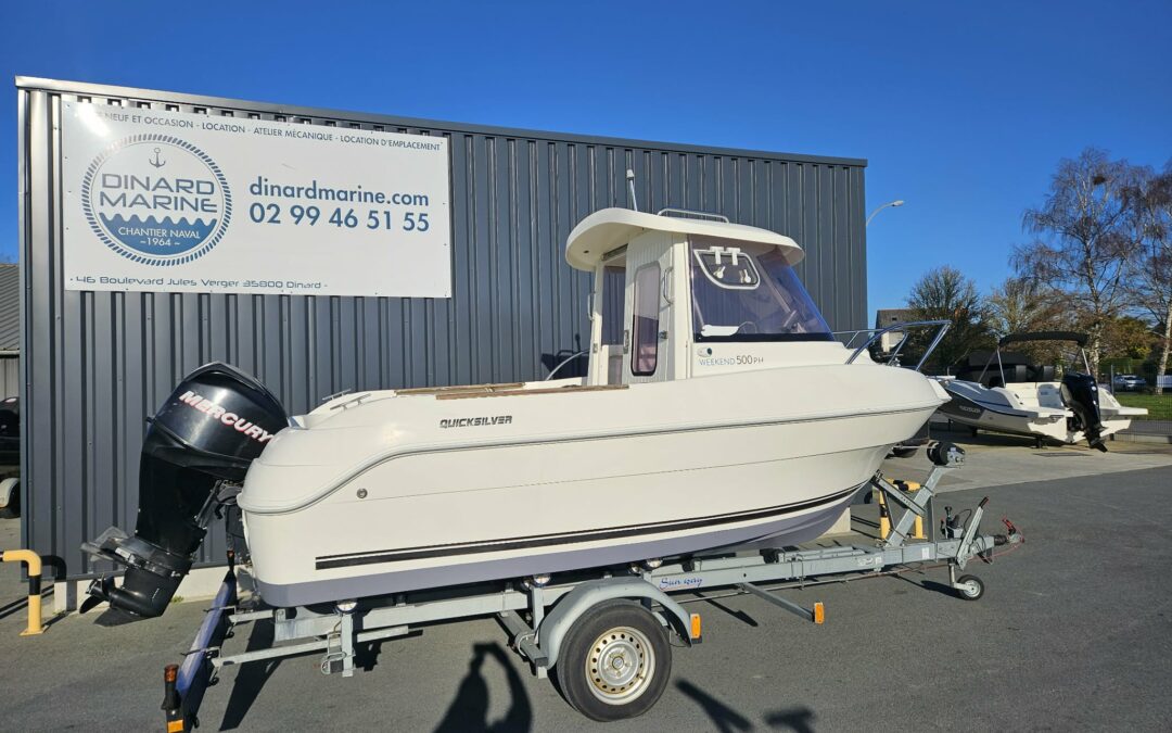 Quicksilver 500 Pilothouse millésime 2011 + Mercury 50 Cv