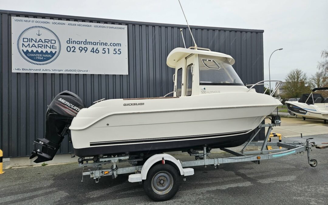 Quicksilver 500 Pilothouse millésime 2013 + Mercury 60 Cv