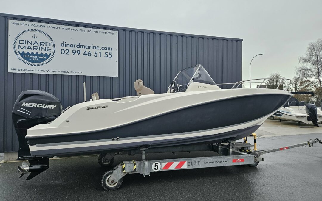 Quicksilver Activ 675 Open millésime 2017 + Mercury 150 Cv