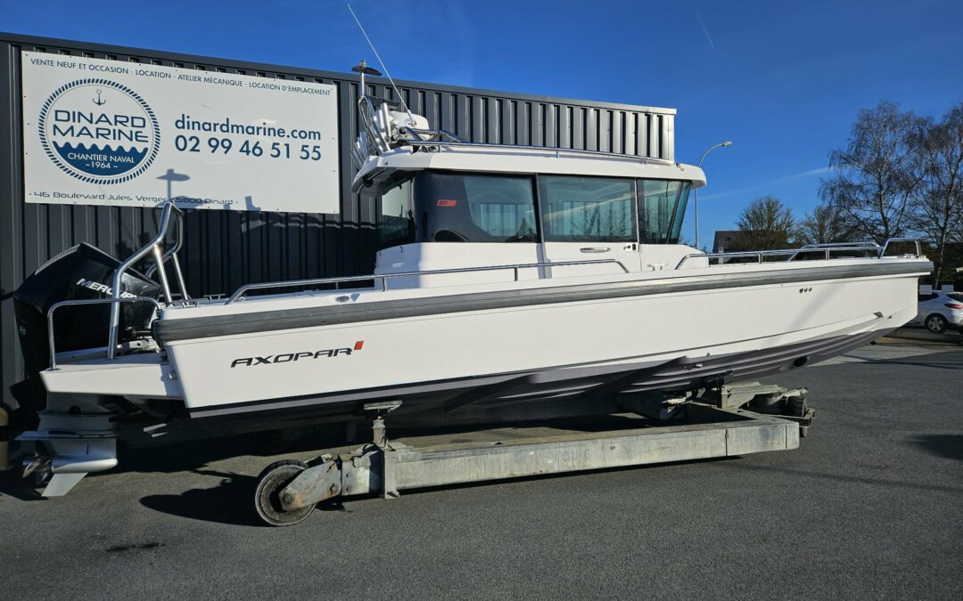 Axopar 28 Cabin millésime 2018 + Mercury 300 Cv