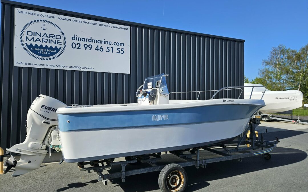 Aquamar Aquafish 550 millésime 2013 + Evinrude 90 cv