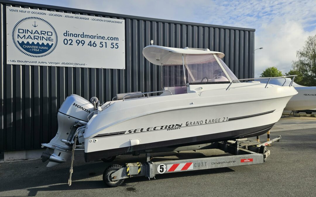 Selection Boat Grand large 21 millésime 2014 + Honda 90 Cv