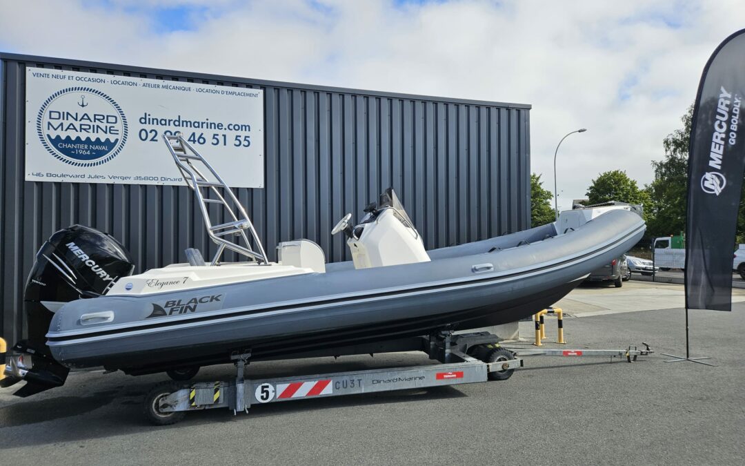 Black Fin Élégance 7 millésime 2018 + Mercury 225 CV