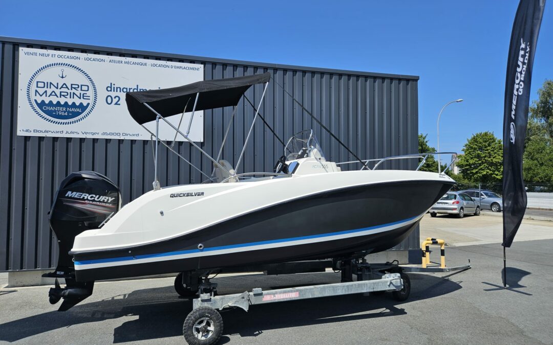 Quicksilver Activ 555 Open millésime 2013 + Mercury 100 Cv