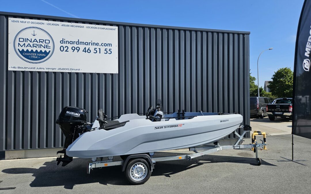 Seastorm 14 millésime 2026 + Suzuki 25 Cv