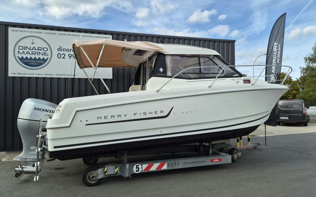 Jeanneau Merry Fisher 755 millésime 2013 + Honda 150 Cv